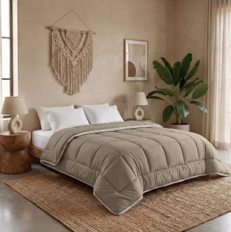 Lazy Dekbed Zonder Overtrek - 3D Air - Taupe