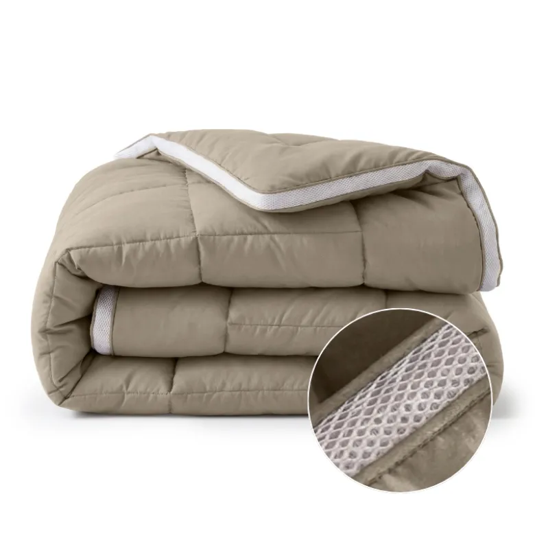 Lazy Dekbed Zonder Overtrek - 3D Air - Taupe