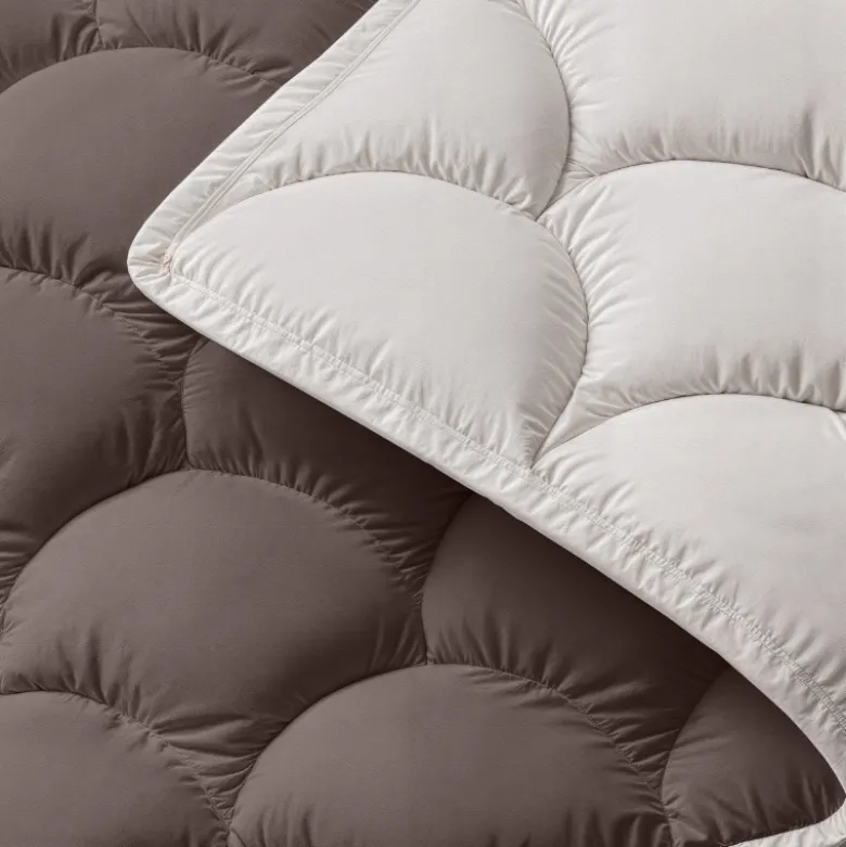 Lazy Dekbed Zonder Overtrek - Double Face - Bruin/Off White
