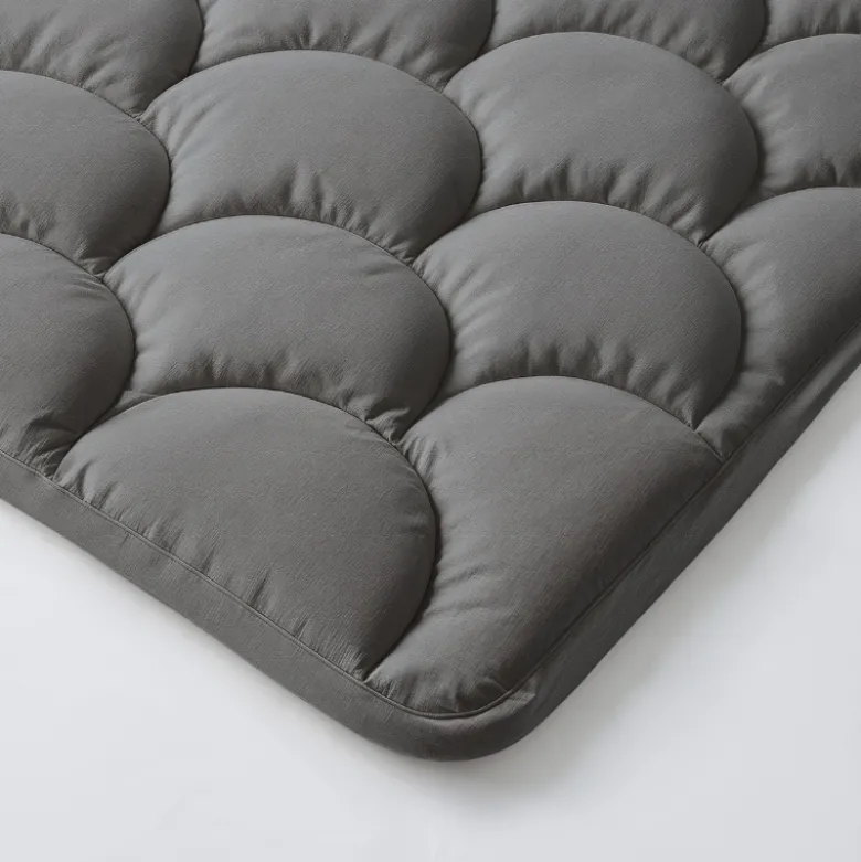 Lazy Dekbed Zonder Overtrek - Double Face - Antraciet/Off White