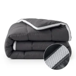 Lazy Dekbed Zonder Overtrek - 3D Air - Antraciet