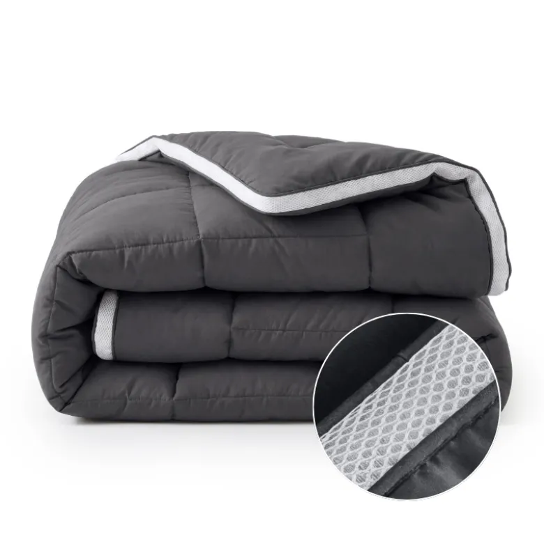 Lazy Dekbed Zonder Overtrek - 3D Air - Antraciet