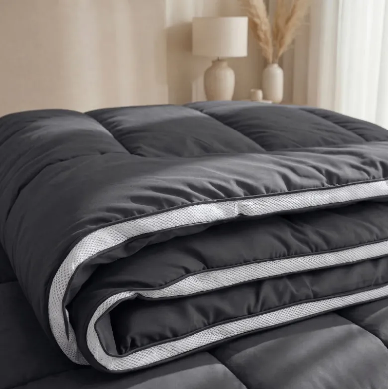 Lazy Dekbed Zonder Overtrek - 3D Air - Antraciet