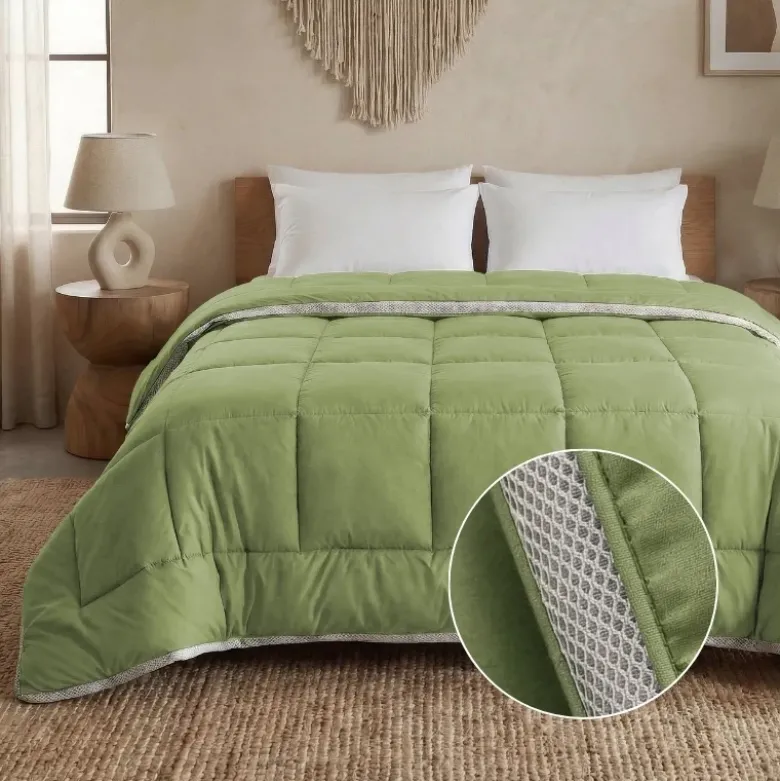 Lazy Dekbed Zonder Overtrek - 3D Air - Groen
