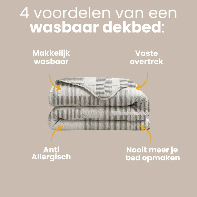Lazy Dekbed Zonder Overtrek - Energetic