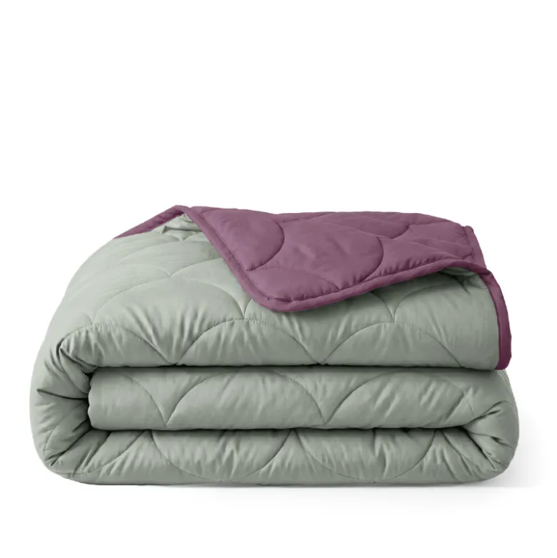 Lazy Dekbed Zonder Overtrek - Groen/Rose