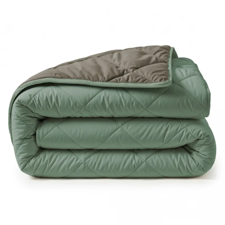 Lazy Dekbed Zonder Overtrek - Groen/Kaki