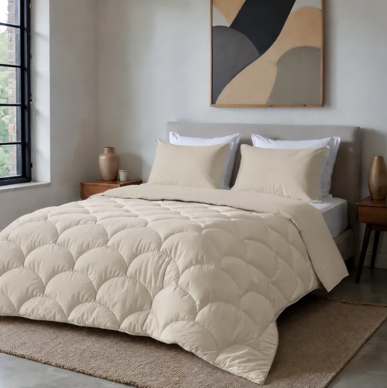 Lazy Dekbed Zonder Overtrek - Licht Taupe