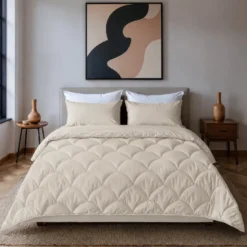 Lazy Dekbed Zonder Overtrek - Licht Taupe