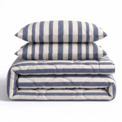 Lazy Dekbed Zonder Overtrek met Instopstrook - Katoen - Royal Stripe