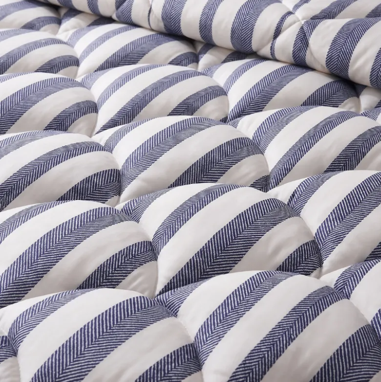 Lazy Dekbed Zonder Overtrek met Instopstrook - Katoen - Royal Stripe