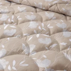 Lazy Dekbed Zonder Overtrek met Instopstrook - Katoen - Siren Flower