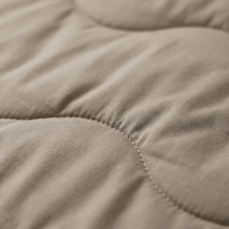 Lazy Dekbed Zonder Overtrek met Instopstrook - Katoen - Taupe