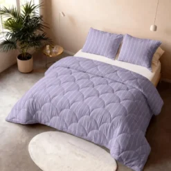 Lazy Dekbed Zonder Overtrek Poplin - Paars