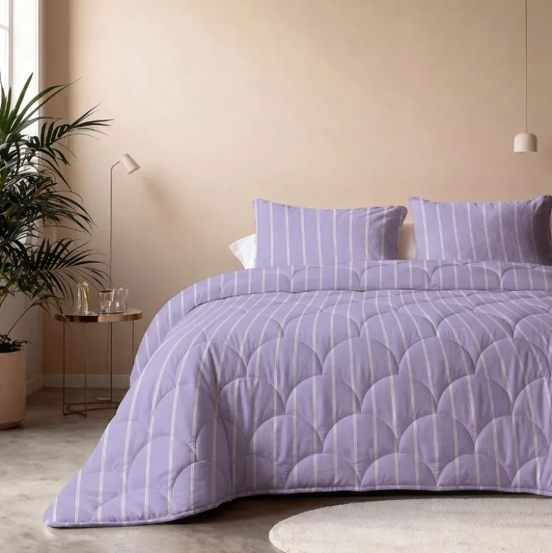 Lazy Dekbed Zonder Overtrek Poplin - Paars