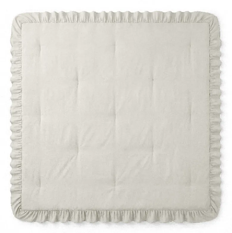 Lazy Dekbed Zonder Overtrek Ruffles - Off White