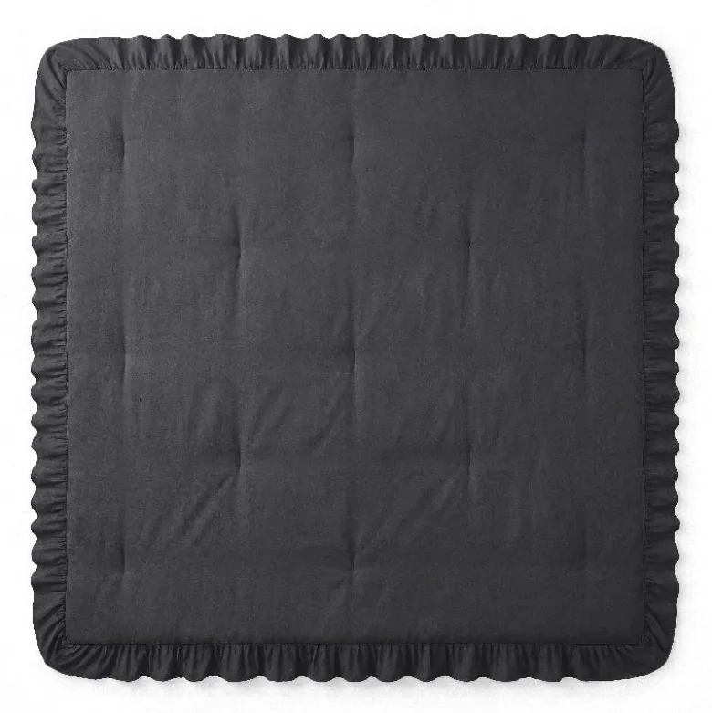 Lazy Dekbed Zonder Overtrek Ruffles - Antraciet