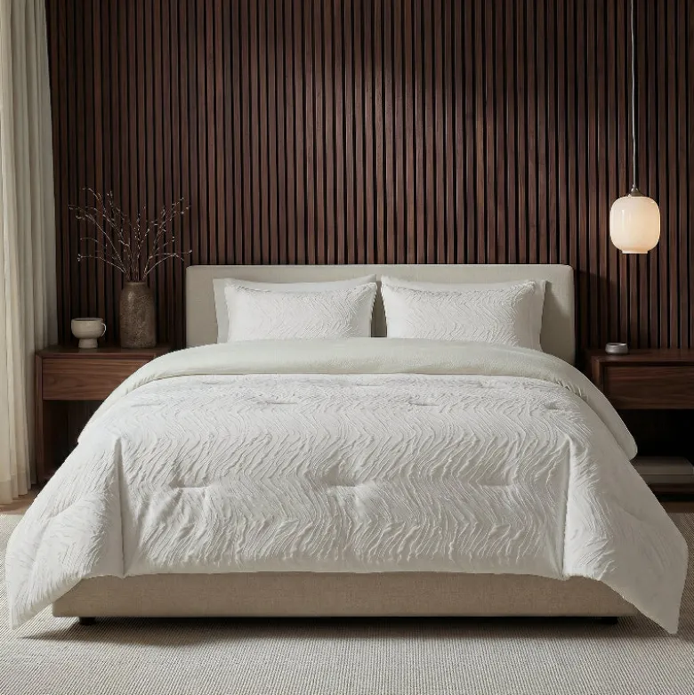 Lazy Dekbed Zonder Overtrek Salva - Beige/Off-White