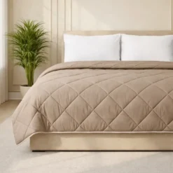 Lazy Dekbed Zonder Overtrek - Taupe