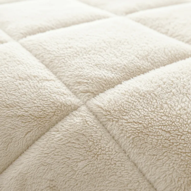 Lazy Dekbed Zonder Overtrek - Teddy Fur - Beige