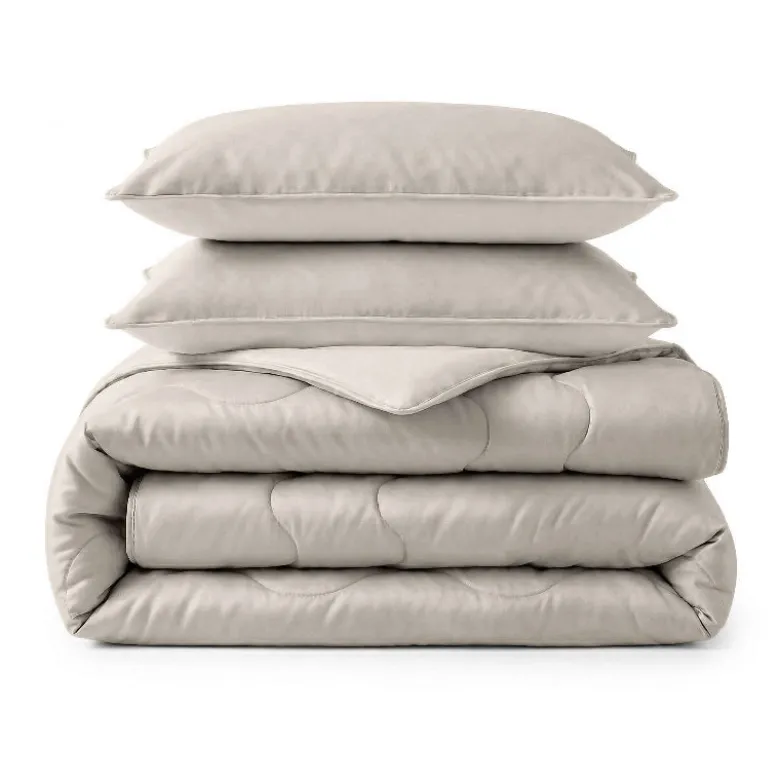 Lazy Dekbed Zonder Overtrek - - Taupe