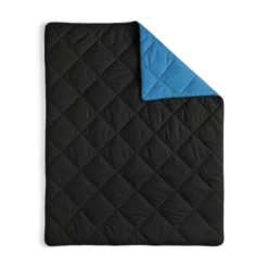 Lazy Dekbed Zonder Overtrek - Zwart/Blauw