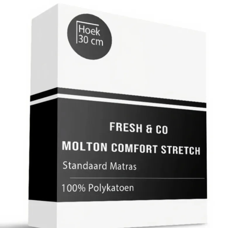 Molton Hoeslaken Comfort Stretch - Standaard Matras