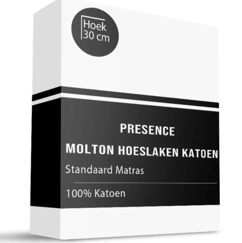 Molton Hoeslaken Katoen Waterdicht - Splittopper