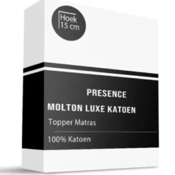 Molton Hoeslaken - Luxe Katoen Waterdicht - Topper