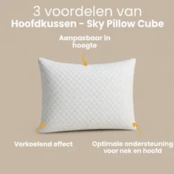 4-PACK Hoofdkussen - Sky Pillow - Cube