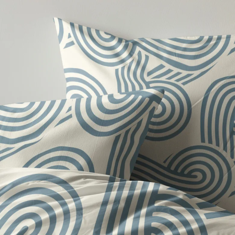 2-PACK: Kussenslopen - Curvy Lines