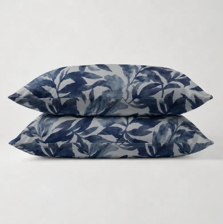 2-PACK Kussenslopen Katoen - Flower Nature