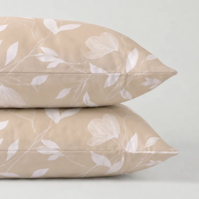 2-PACK Kussenslopen Katoen - Siren Flower