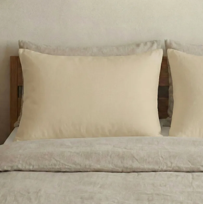 2-PACK Kussenslopen Uni - Beige