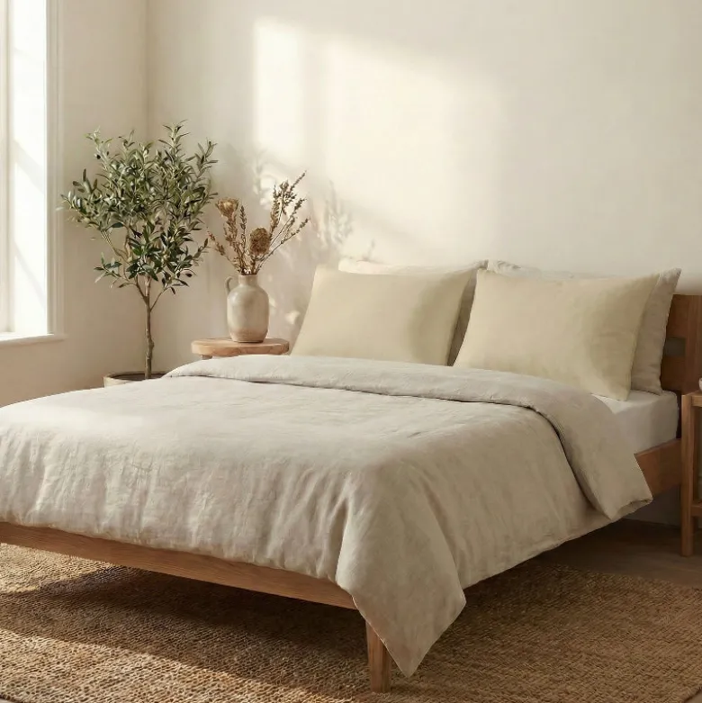 2-PACK Kussenslopen Uni - Beige