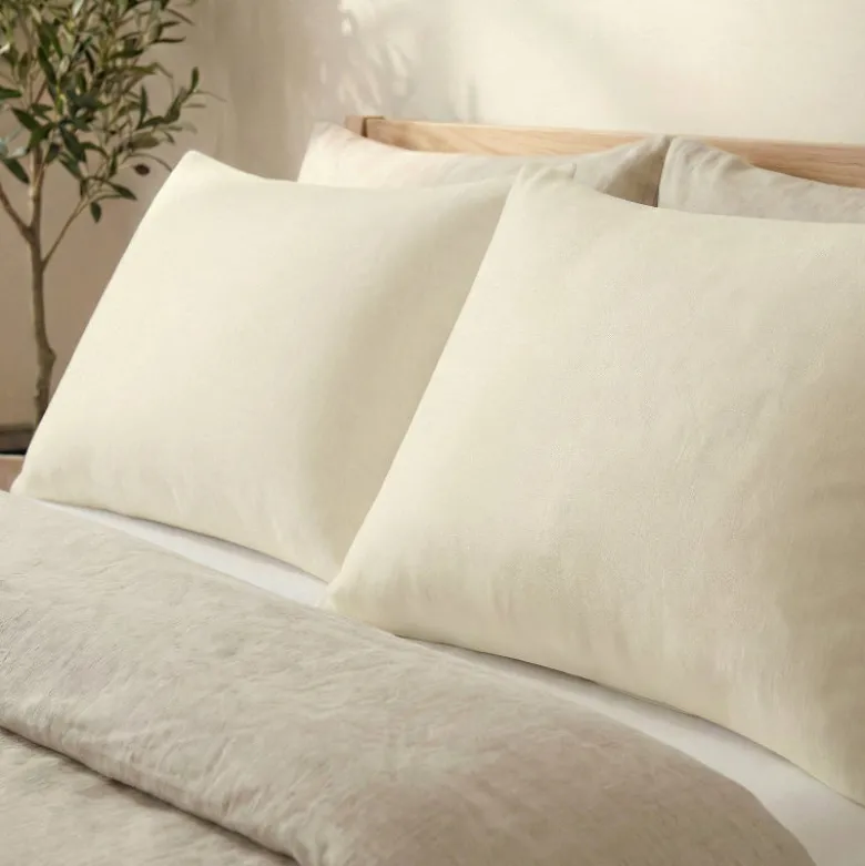 2-PACK Kussenslopen Uni - Off White