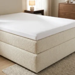 Splittopper Hoeslaken Katoen Flanel - Wit