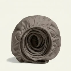 Splittopper Hoeslaken- Mako Jersey Katoen - Taupe