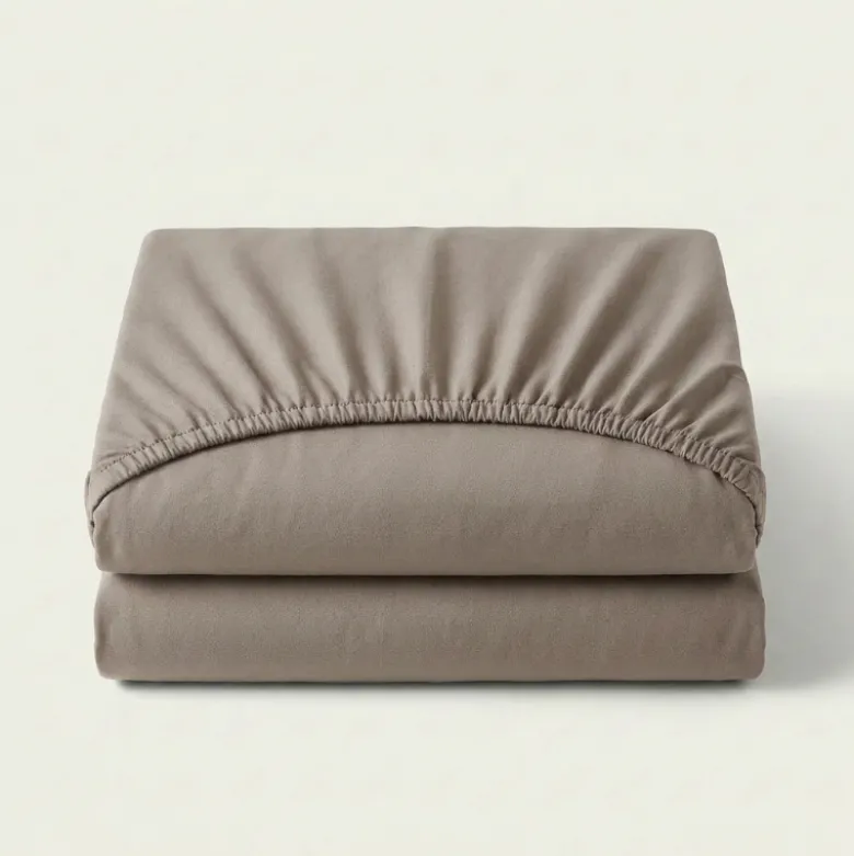 Topper Hoeslaken - Egyptisch Katoen Jersey Stretch - Taupe