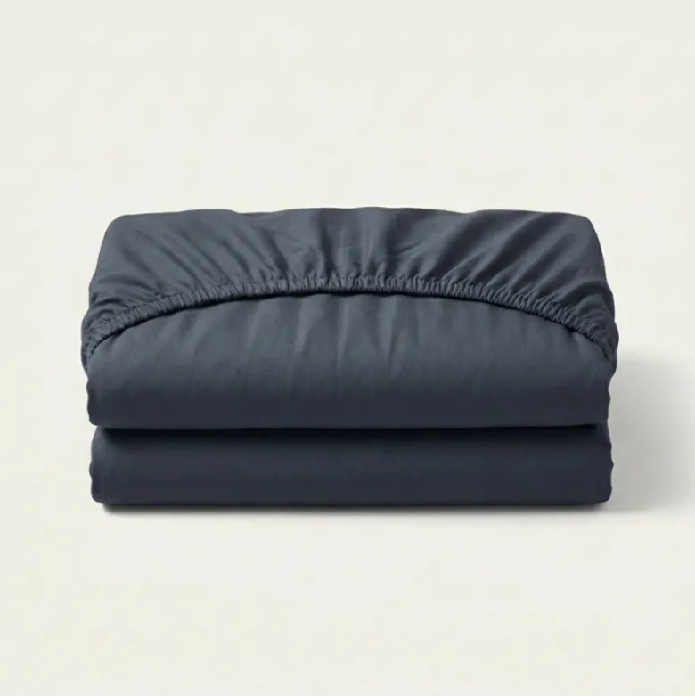 Topper Hoeslaken - Katoen Dubbel Jersey - Navy