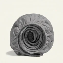 Topper Hoeslaken - Katoen - Grijs