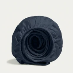 Topper Hoeslaken - Katoen - Navy