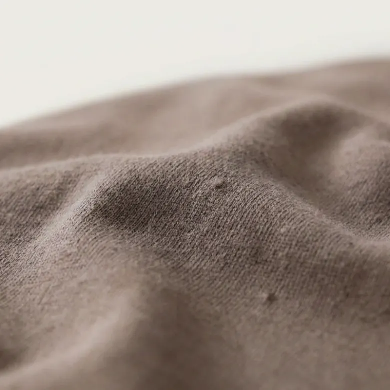 Topper Hoeslaken - Katoen - Taupe