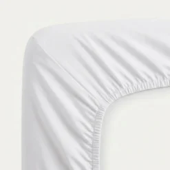 Topper Hoeslaken - Mako Jersey Katoen - Wit