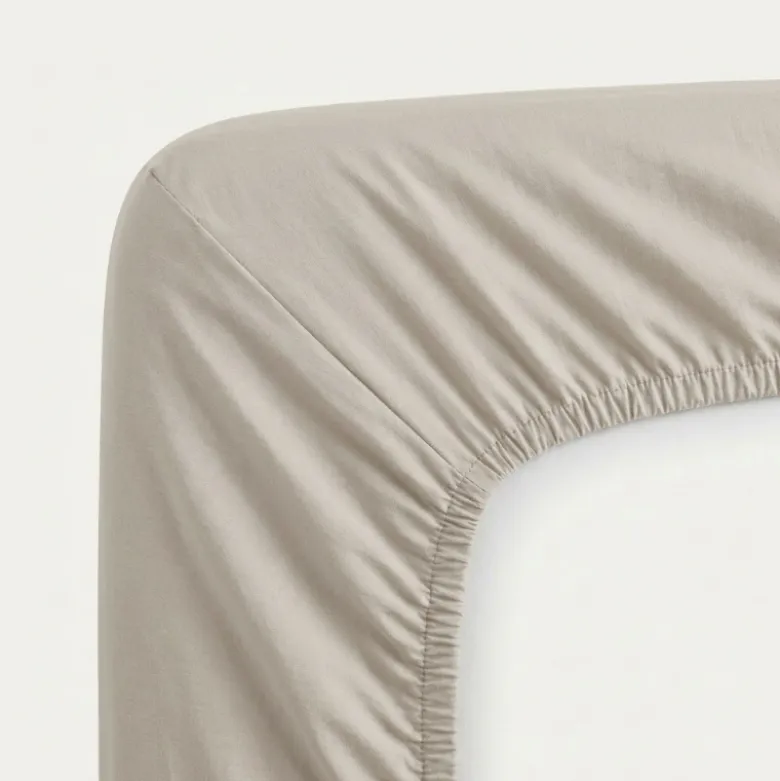 Topper Hoeslaken - Mako Jersey Katoen - Crème