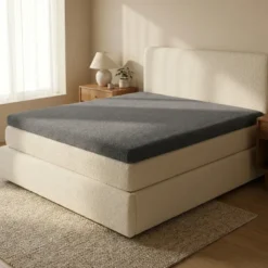 Topper Hoeslaken Teddy - Antraciet